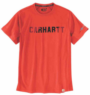 Koszulka Carhartt Force Logo Cherry Tomato S