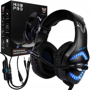 Słuchawki Gamingowe Onikuma K1 Pro Mikrofon RGB niebieski
