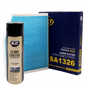 Filtr Kabinowy SCT SA1326 + Klima Doktor K2 500ml