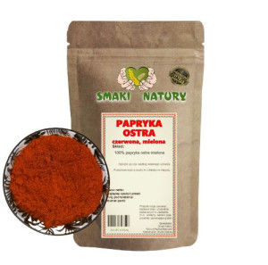 PAPRYKA OSTRA PREMIUM czerwona mielona 1000g