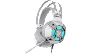 Słuchawki gamingowe dla graczy mikrofon LED RGB PC HG11 White