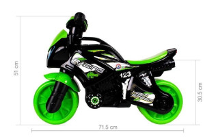 Rowerek Biegowy Motorek Jeździk Dla Dzieci 71x51cm