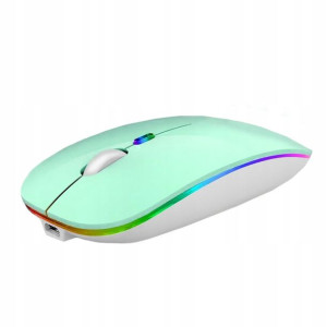 Mysz Go Higher Stone Lekka Bezprzewodowa Rgb Zielony
