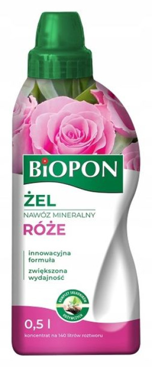 BIOPON nawóz żel mineralny do RÓŻ 0,5 l