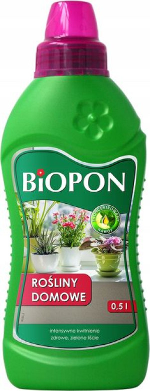 BIOPON nawóz do ROŚLIN DONICZKOWYCH płyn 0,5 l