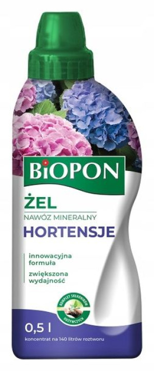 BIOPON nawóz żel mineralny do HORTENSJI 0,5 l
