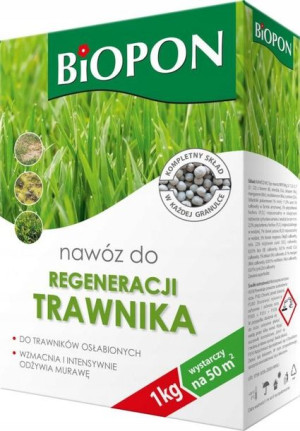 BIOPON nawóz REGENERACJA TRAWNIKA 1 kg