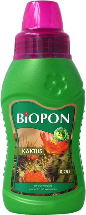 BIOPON nawóz w płynie do KAKTUSÓW 0,25 l