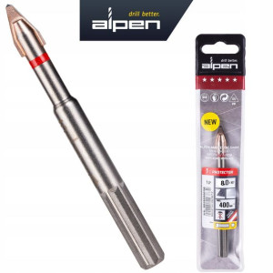 Wiertło Do Płytek Gresu Szkła Alpen Protector 8mm