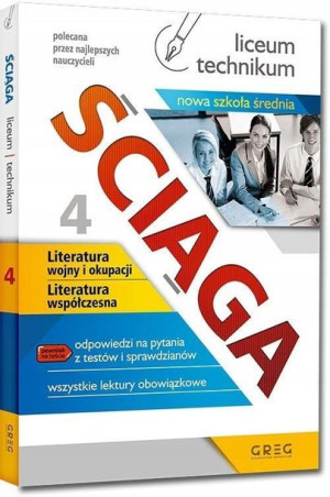 Ściąga J polski 4 LO Literatura współczes GREG jkl