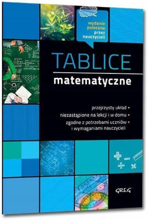 Tablice matematyczne GREG druk kolorowy