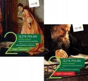 ZESTAW Sztuka wyrazu 2 LO J polsk Podręcznik 1 i 2