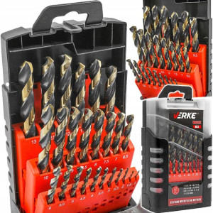 Wiertła Do Metalu Zestaw Wierteł 1-13mm 25 Szt Hss
