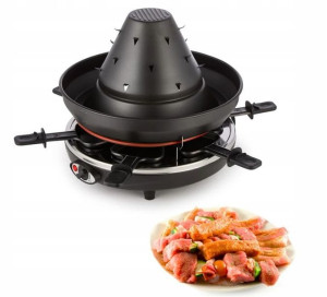 Grill Elektryczny Raclette 1500 W 6 Osób Do Tatara
