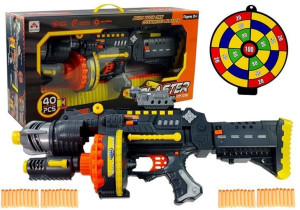 Duży Pistolet Z Tarczą Na Piankowe Pociski 40x