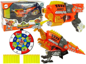 Figurka Dinobots 2w1 Pistolet Na Strzałki Tarcza