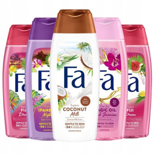 Fa żel pod Prysznic Zestaw Kwiatowy 5x400ml