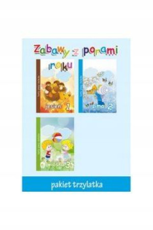 Zabawy z porami roku 3-latek PODRĘCZNIKARNI Pakiet