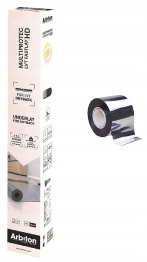 Podkład MULTIPROTEC LVT Fastlay 1,8mm ARBITON + 1 taśma 50mb