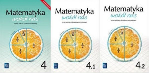 ZESTAW Matematyka wokół 4 Podręcznik+ ćwicz 1i2