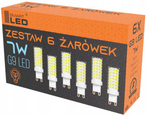 Żarówka G9 LED 7W 665lm biała neutralna