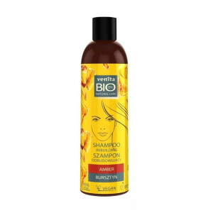 Bio szampon z ekstraktem z bursztynu do włosów farbowanych 300ml