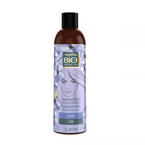 Bio szampon z ekstraktem z lnu do włosów zniszczonych 300ml