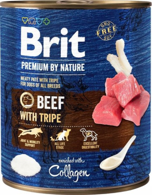 Brit Premium By Nature BEEF&TRIPES 800g
