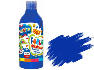BAMBINO Farba PLAKATOWA w Butelce 500 ml NIEBIESKA