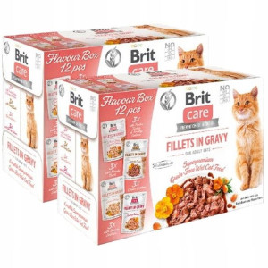 Brit Care Cat FG Flavour Box POUCH 24x85g
