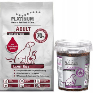 PLATINUM półwilgotna Adult Lamb Rice 15kg PRZYSMAK