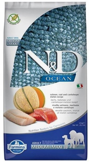 FARMINA ocean SALMON łosoś dorsz dla psa 12kg