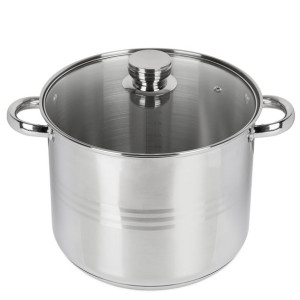 Garnek Wysoki Ze Stali Nierdzewnej 6,5l Indukcja Gaz