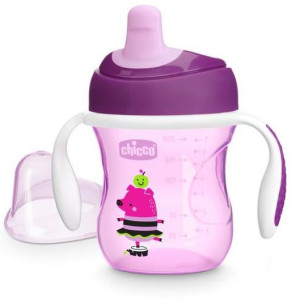 Chicco Kubek Treningowy Twardy Ustnik 200 Ml Fiol