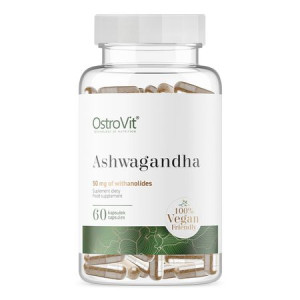 Adaptogen OstroVit Ashwagandha VEGE 60 kapsułek