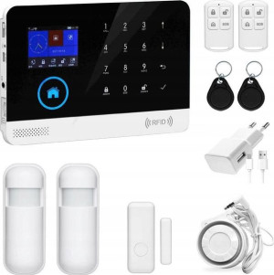 Zestaw Alarmowy 2g Gsm + Wifi Bezprzewodowy Alarm