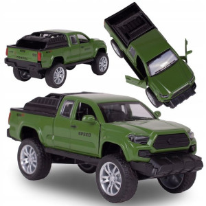 Metalowe Auto Samochód Jeep Pickup Z Napędem 13cm