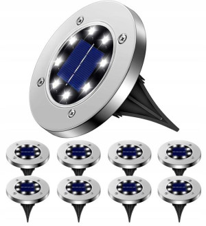 Lampy solarne ogrodowe LED gruntow lampa najazdowa