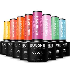 SUNONE 8x lakier hybrydowy do paznokci 5g UV LED