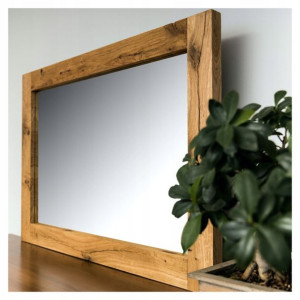 Lustro Łazienkowe 140x80 - Premium Dąb Rustykalny