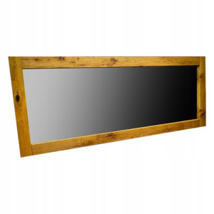 Lustro Wiszące W Drewnianej Ramie Rustykaln 140x70