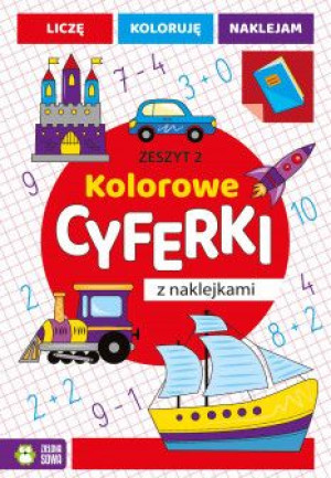 Zielona Sowa Ksiazka Kolorowe Cyferki 7242