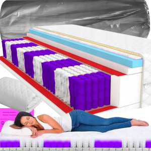 Materac 120x200 Medical Lux 22cm Exclusive 9-stref