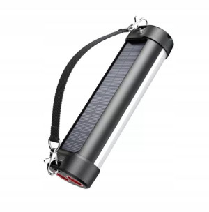 Mocna Latarka Solarna Led Powerbank 6000mah