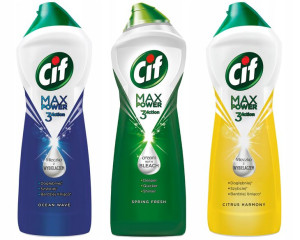 Cif mleczko Citrus Ocean Spring zestaw 3 x 1001g