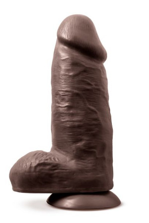Au Naturel Chub 10" Dildo Chocolate