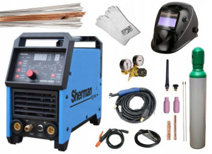 Spawarka TIG MMA DC 200A 230V PULS Sherman zestaw