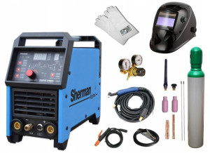 Spawarka TIG MMA DC 200A 230V PULS Sherman zestaw