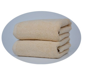 Ręcznik beżowy hotelowy kąpielowy 100x50 - Extra Soft