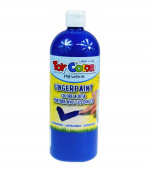 Farba do malowania palcami Toy 1000ml niebieska